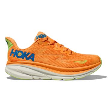 Hoka Clifton 9 hardloopschoenen oranje/wit heren 