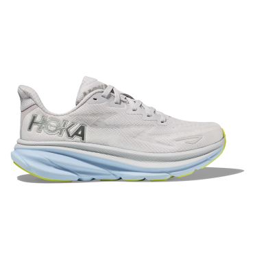 Hoka Clifton 9 wide hardloopschoenen wit/blauw dames 