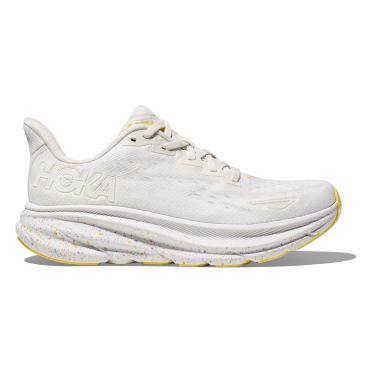 Hoka Clifton 9 wide hardloopschoenen wit dames 