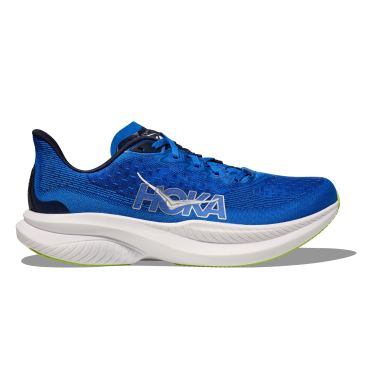 Hoka Mach 6 hardloopschoenen blauw/wit heren 