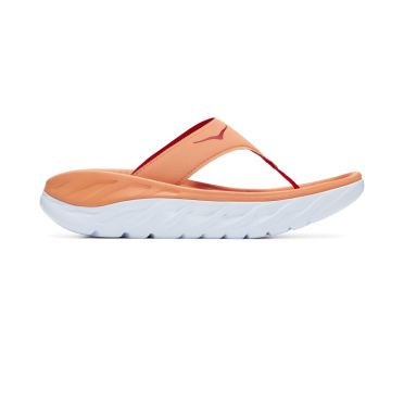 Hoka ORA Recovery Flip slippers oranje/wit/rood dames 