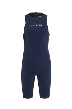 Orca Apex swimskin mouwloos zwart/blauw heren 