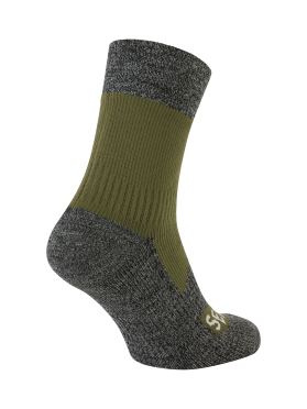 SealSkinz Bircham waterpoof mid lenght sock olive 