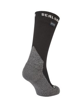 Sealskinz Stanfield Extreme cold weather mid fietssok black unisex 