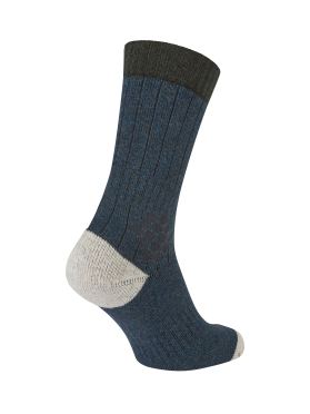 Sealskinz Scarning recycled wool mid hiking sok blue unisex 