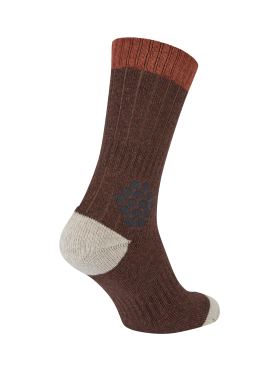 Sealskinz Scarning recycled wool mid hiking sok burgundy unisex 