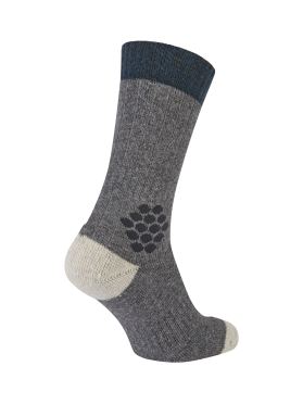 Sealskinz Scarning recycled wool mid hiking sok navy unisex 