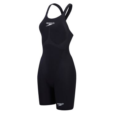 Speedo fastskin LZR pure valor 2.0 openback kneeskin zwart dames 