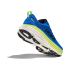 Hoka Bondi 8 hardloopschoenen blauw/groen/wit heren  1123202-ELT