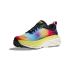 Hoka Bondi 8 hardloopschoenen zwart/regenboog dames  1127952-BKLM