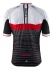 Craft Gran fondo fietsshirt heren wit/rood/zwart  1903989-9430