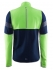 Craft Brilliant 2.0 thermal wind hardloopshirt lange mouw blauw/groen heren  1904315-2381