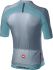 Castelli Vantaggio korte mouw fietsshirt grijs/blauw heren  20018-860