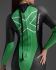 2XU Propel lange mouw wetsuit Black/Bright Green Dames  2X-WW7145C-BLK/BGN