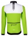 Agu Naro fietsshirt lange mouw groen/wit heren  440597