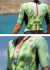 Castelli All out W speed trisuit korte mouw mint/geel/zwart dames  18115-060