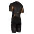 BTTLNS Chimera 1.0 basic trisuit korte mouw zwart/oranje heren  0224007-203