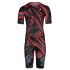 BTTLNS Typhon 2.0 OBLIQUE trisuit korte mouw Divine Black/Torment Red heren  0224009-123