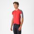 Castelli entrata 6 jersey fietsshirt korte mouw rood heren  4525014-023