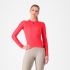 Castelli Espresso fietsshirt lange mouw rood dames  4525049-081