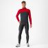 Castelli Estremo lange mouw fietsjack ruby red/light black heren  4524580-017