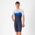 Castelli PR 2 speed trisuit korte mouw blauw heren  8623078-424