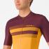 Castelli Simbolo jersey fietsshirt korte mouw oranje/rood heren  4525017-863