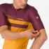 Castelli Simbolo jersey fietsshirt korte mouw oranje/rood heren  4525017-863