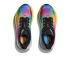 Hoka Clifton 9 hardloopschoenen zwart/regenboog heren  1127895-BKML