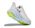 Hoka Clifton 9 wide hardloopschoenen wit/blauw dames  1132211-NCIW