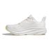 Hoka Clifton 9 wide hardloopschoenen wit dames  1132211-WTL