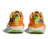 Hoka Clifton 9 wide hardloopschoenen oranje/wit heren  1132210-SLRL