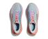 Hoka Mach 6 hardloopschoenen grijs/roze/oranje dames  1147810-ISK