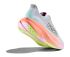 Hoka Mach 6 hardloopschoenen grijs/roze/oranje dames  1147810-ISK