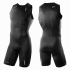 2XU Perform Front Zip trisuit zwart/blauw heren    MT3858d