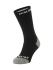 Sealskinz Briston All weather mid fietssok met Hydrostop zwart/neon geel  11124215-0071