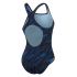 Speedo eco+ h-boom allov medalist zwart/blauw dames  1219916764