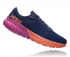 Hoka One One Mach 2 hardloopschoenen blauw/roze dames  1099722-MBVB