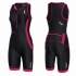 2XU Perform Front Zip trisuit zwart/oranje dames    WT3635d