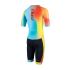 Zone3 Activate plus korte mouw trisuit neon/zwart heren  TS25MACTP117